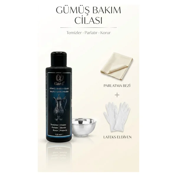 Gard Gümüş Parlatıcı Ve Koruyucu 125 Ml. - Görsel 5