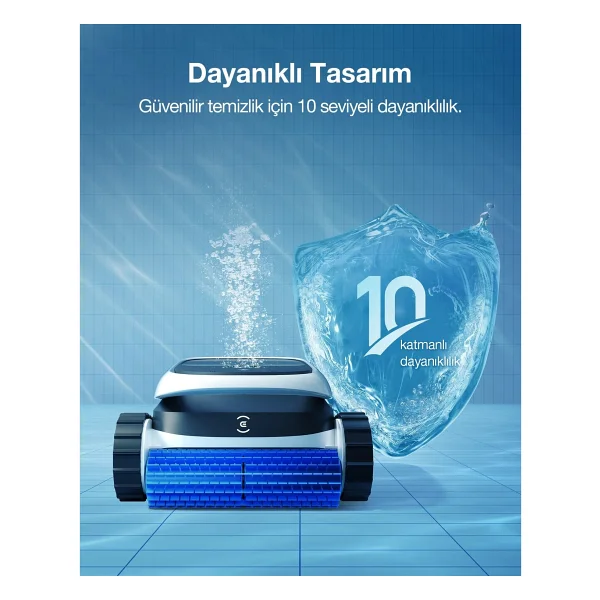 Ecovacs Ultramarine P1 Kablosuz Havuz Temizleme Robotu - Görsel 4