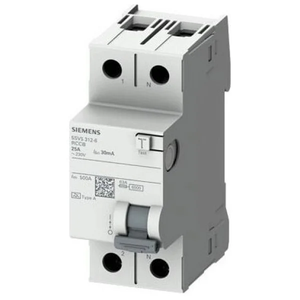 Siemens 5sv5314-6 2x40 A 230 V 30 Ma A Tipi Kaçak Akım Rölesi - Görsel 2