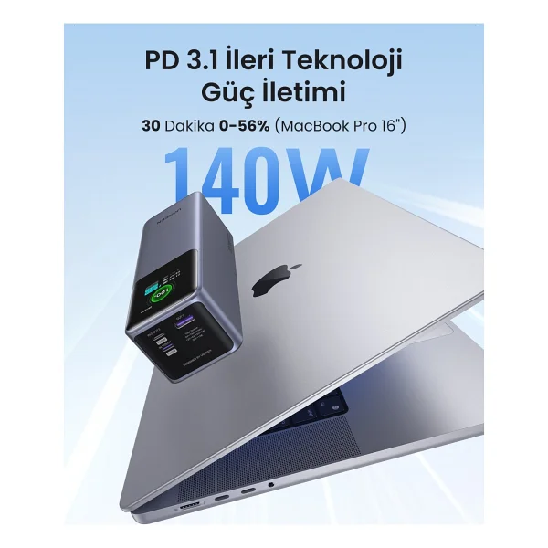 Ugreen Nexode 35525b 250000 mAh Hızlı Şarj Powerbank - Görsel 3