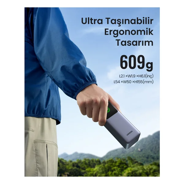 Ugreen Nexode 35525b 250000 mAh Hızlı Şarj Powerbank - Görsel 7