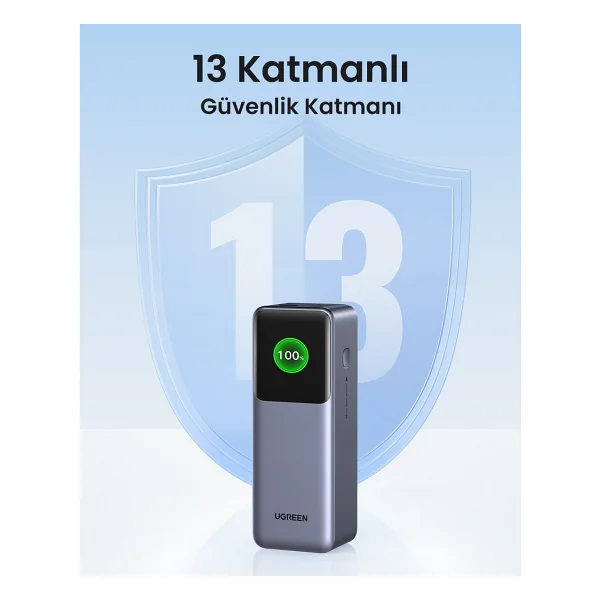 Ugreen Nexode 35525b 250000 mAh Hızlı Şarj Powerbank - Görsel 8