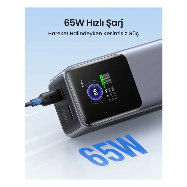 Ugreen Nexode 35525b 250000 mAh Hızlı Şarj Powerbank - Görsel 9