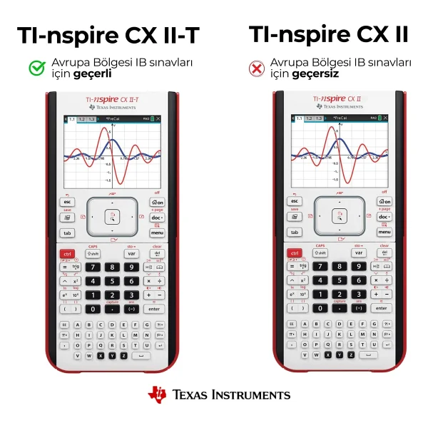 Texas Instruments Tı-Nspire Cx-Iı-T Grafik Hesap Makinesi Ekran Tipi Renkli Fonksiyonlu - Görsel 4