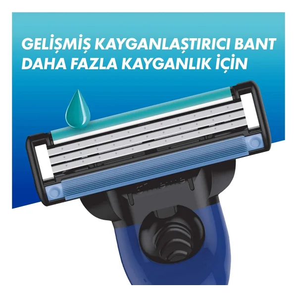 Gillette Mach3 Start Tıraş Makinesi + Yedek Tıraş Bıçağı Ergonomik Tasarım İle Hassas Tıraş Deneyimi - Görsel 5