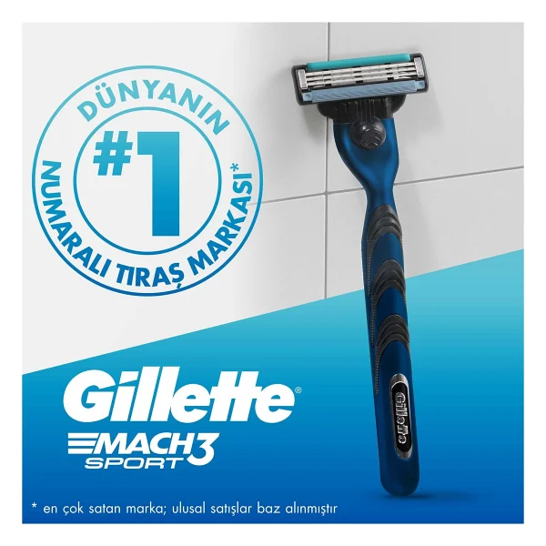 Gillette Mach3 Start Tıraş Makinesi + Yedek Tıraş Bıçağı Ergonomik Tasarım İle Hassas Tıraş Deneyimi - Görsel 7