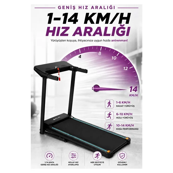 Relax Rl-930 Premium Katlanabilir Koşu Bandı - Görsel 2