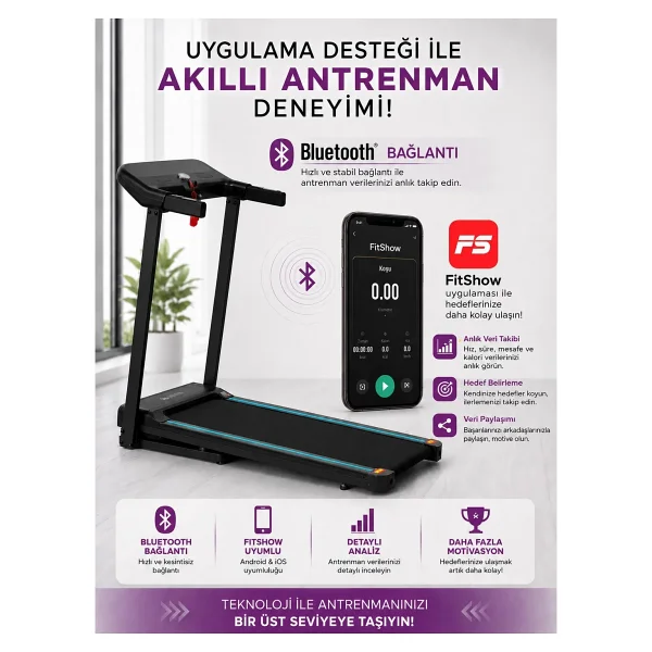 Relax Rl-930 Premium Katlanabilir Koşu Bandı - Görsel 3