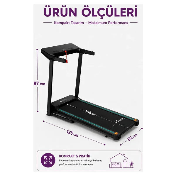 Relax Rl-930 Premium Katlanabilir Koşu Bandı - Görsel 5