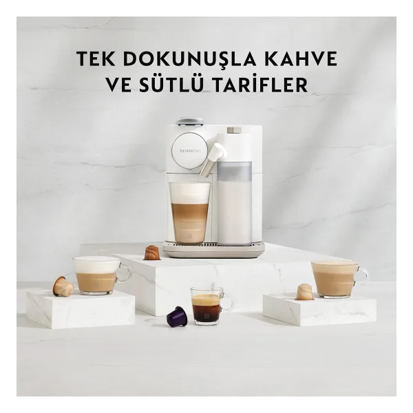 Nespresso F541 Gran Lattissima Siyah Kapsül Kahve Makinesi - Görsel 5