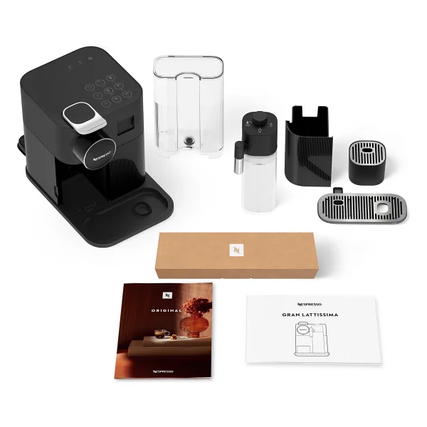 Nespresso F541 Gran Lattissima Siyah Kapsül Kahve Makinesi - Görsel 8