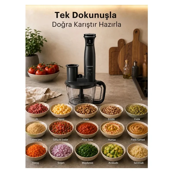 Grundig Rhb 4450 G 1500 W Blender Seti - Görsel 7