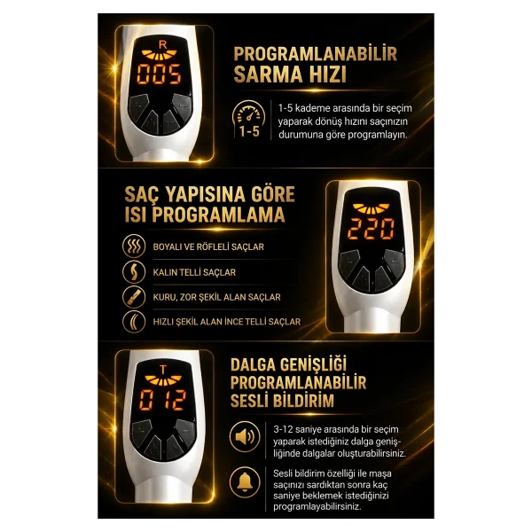 Hairens Hrs-320 25 Mm Otomatik Saç Maşası - Görsel 10