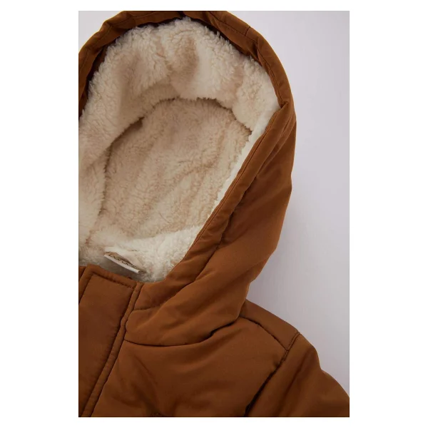 Defacto A2211a525wn Su Geçirmez Peluş Erkek Bebek Mont - Görsel 5