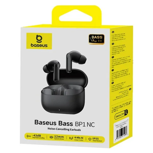 Baseus Bass Bp1 Nc TWS Siyah Kulak İçi Bluetooth Kulaklık - Görsel 4