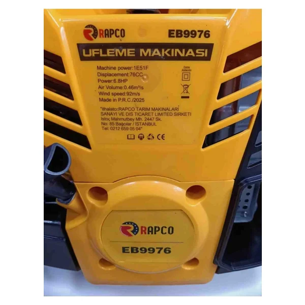 Rapco Eb9976 6.8 Hp Yaprak Toplama-Üfleme Makinesi - Görsel 3