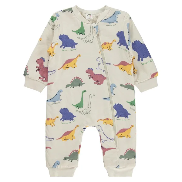 Civil Baby Dino Baskılı Erkek 12-24 Ay Uyku Tulumu - Bej 18-24 Ay - Görsel 5