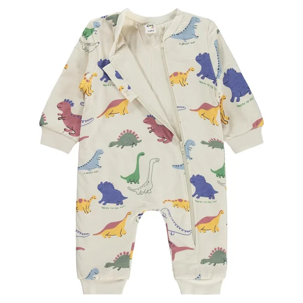 Civil Baby Dino Baskılı Erkek 12-24 Ay Uyku Tulumu - Bej 18-24 Ay - Görsel 6