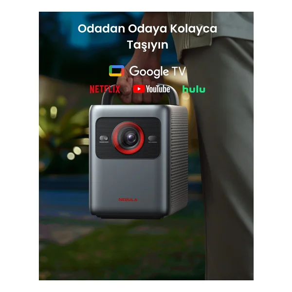 Anker Nebula Cosmos Laser SE 1800 Lümen Taşınabilir 4K Projeksiyon Cihazı - Görsel 5
