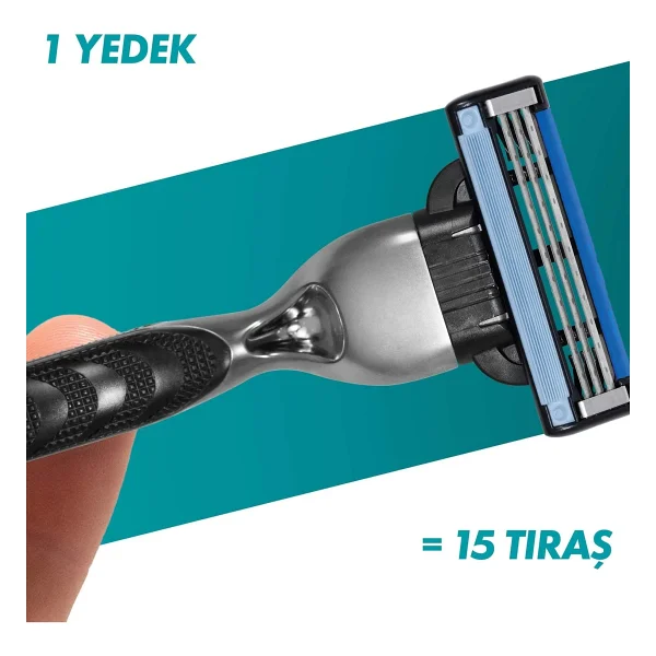Gillette Mach3 18'li Yedek Tıraş Bıçağı - Görsel 5