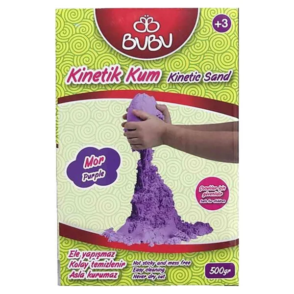 Bubu 1000 Gr Kinetik Kum Mor - Görsel 3