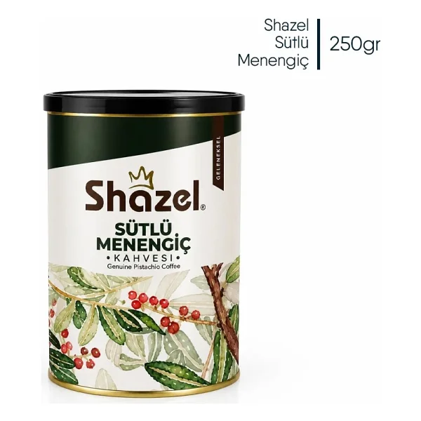 Shazel Menengiç Kahvesi Teneke Kutu 250gr Kafeinsiz Geleneksel Sütlü Menengiç Kahvesi - Görsel 5