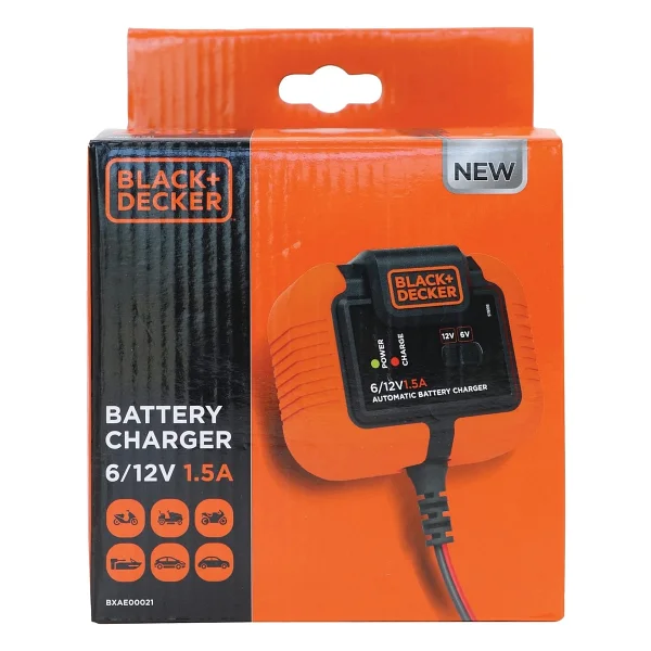 Black+Decker Bxa21 6-12 V 72 Ah Akıllı Akü Şarj Cihazı - Görsel 8