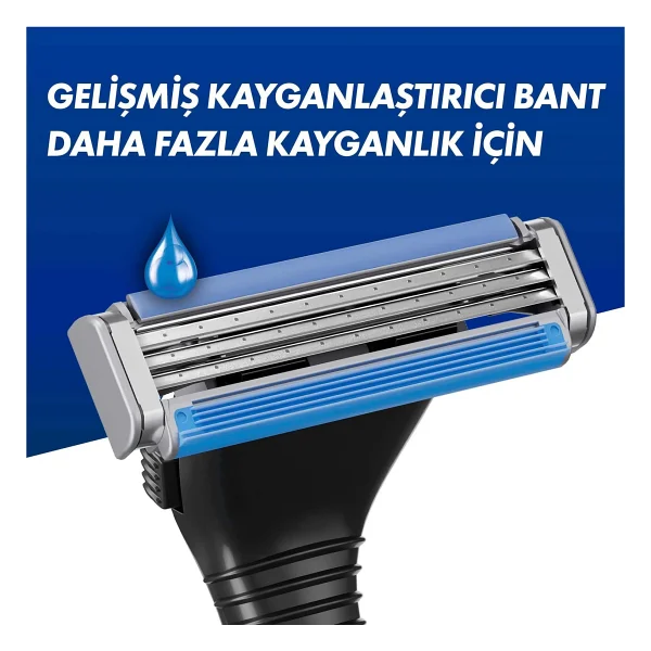 Gillette Sensor 3 6 Başlıklı Tıraş Bıçağı - Görsel 4