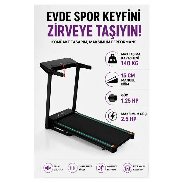 Relax Rl-930 Premium Katlanabilir Koşu Bandı - Görsel 9