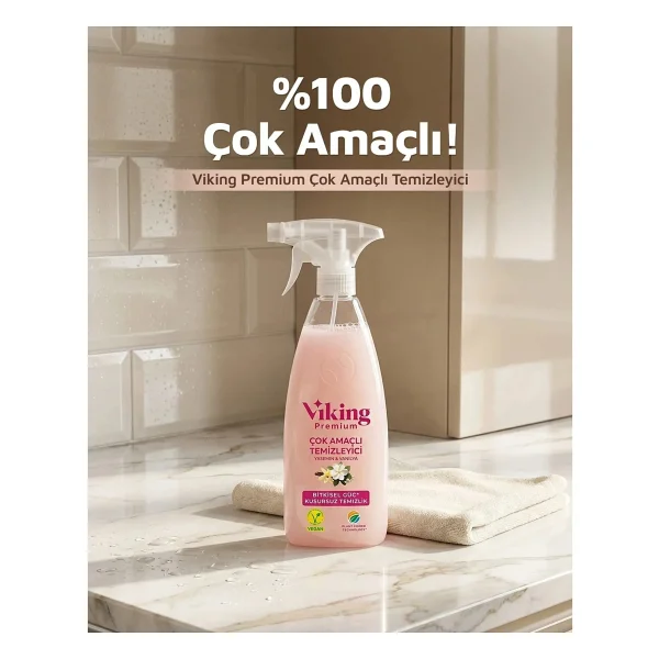 Viking Premium Yasemin & Vanilya 750 ml 3'lü Çok Amaçlı Temizleyici - Görsel 7