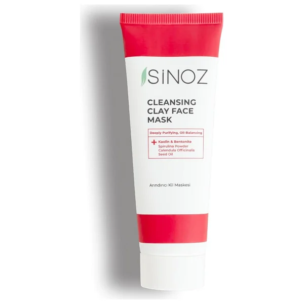 Sinoz Akne Ve Siyah Nokta Karşıtı Arındırıcı Yüz Bakım Kil Maskesi 50 Ml Tüm Ciltler Için - Görsel 6
