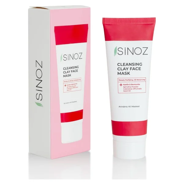 Sinoz Akne Ve Siyah Nokta Karşıtı Arındırıcı Yüz Bakım Kil Maskesi 50 Ml Tüm Ciltler Için - Görsel 5