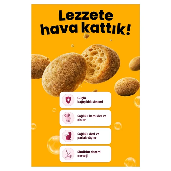 Reflex Crunchy Bubbles Somonlu 10 kg Kısırlaştırılmış Yetişkin Kedi Maması - Görsel 5