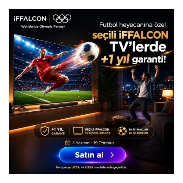 Iffalcon 50u95a 4K Ultra HD 50" 127 Ekran Uydu Alıcılı Google Smart Mini LED TV - Görsel 3
