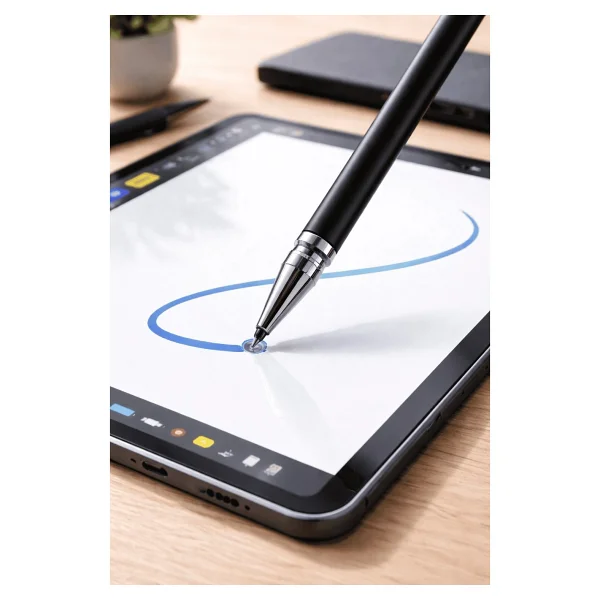 Lenovo Tab M9 Uyumlu Dokunmatik Stylus Kalem Disk Uçlu Hassas Tablet Telefon Çizim Kalemi - Görsel 3