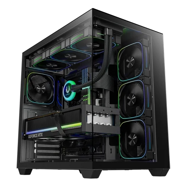 Bitfenix Ut500 Black 850w 80+ Bronze Psu 4x120mm Frgb Fan Atx Temperli Cam Siyah Gaming (Oyuncu) Kasa - Görsel 7