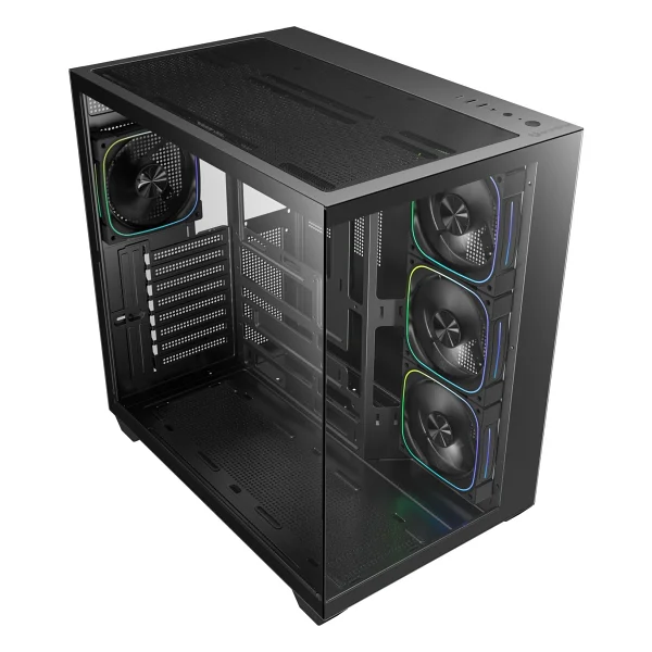 Bitfenix Ut500 Black 850w 80+ Bronze Psu 4x120mm Frgb Fan Atx Temperli Cam Siyah Gaming (Oyuncu) Kasa - Görsel 4