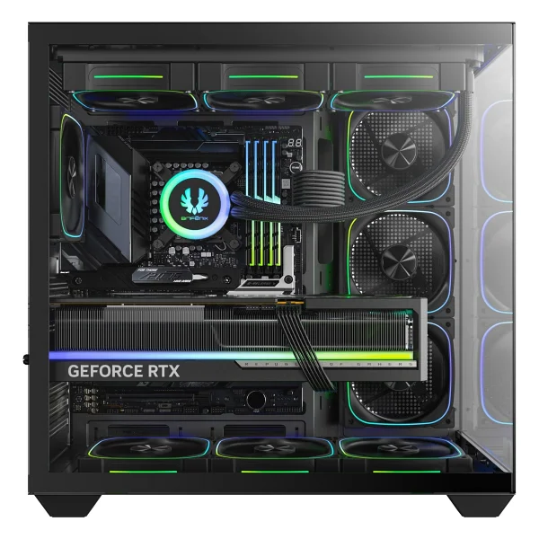 Bitfenix Ut500 Black 850w 80+ Bronze Psu 4x120mm Frgb Fan Atx Temperli Cam Siyah Gaming (Oyuncu) Kasa - Görsel 6