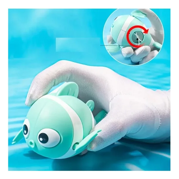 Kurmalı Balık Bebek Banyo Oyuncağı Çok Renkli - Görsel 2