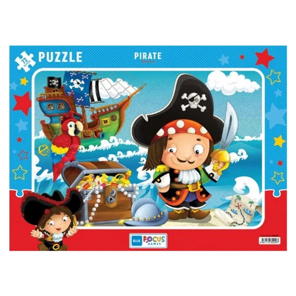 Blue Focus Pirate Korsan 72 Parça Puzzle Bf249 - Görsel 2