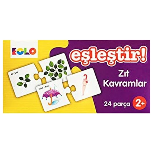 Eolo Zıt Kavramlar Eşleştir Kartları - Görsel 2