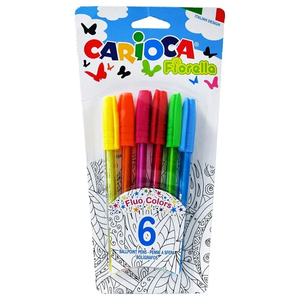 Carioca Tükenmez Kalem Fıorella 6 Lı 42774 - Görsel 2