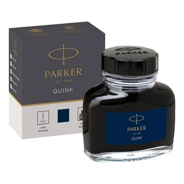 Parker Quink Dolma Kalem Mürekkebi 57 Ml Siyah - Görsel 2