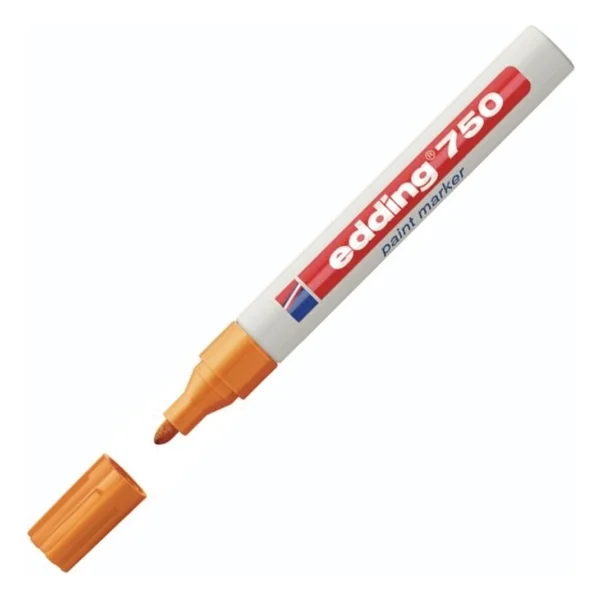 Edding 750 Boya Dekor Turuncu Marker Kalemi - Görsel 8