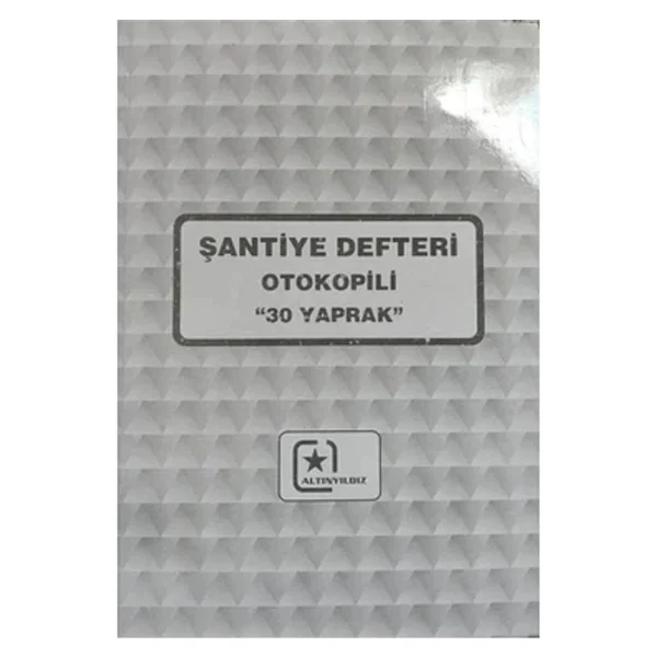 Altınyıldız Şantiye Defteri Aylık Otokopili 3. Nüsna - Görsel 2