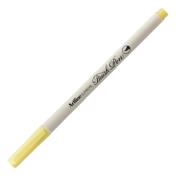 Artline Supreme Brush Uçlu Kalem Açık Sarı Epfs-F - Görsel 2