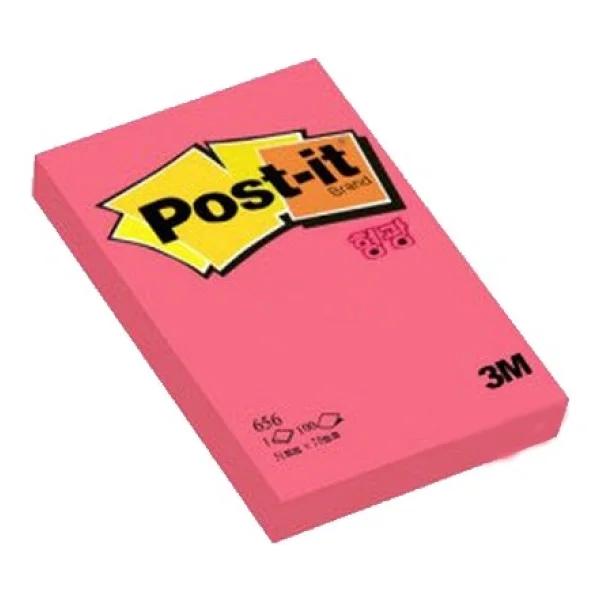 Post-It 656 51 Mm X 76 Mm 100 Yaprak Yapışkanlı Not Kağıdı - Görsel 2
