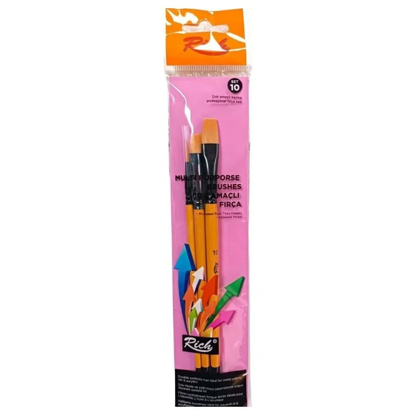 Rich Fırça Seti Karışık 3 Lü Set10-17336 - Görsel 2