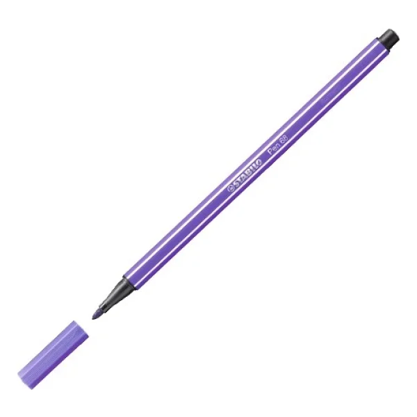 Stabilo Pen 68 Mor Keçeli Kalem - Görsel 2