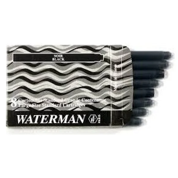 Waterman Dolma Kalem Kartuşu 8 Li Siyah S0110850 - Görsel 2